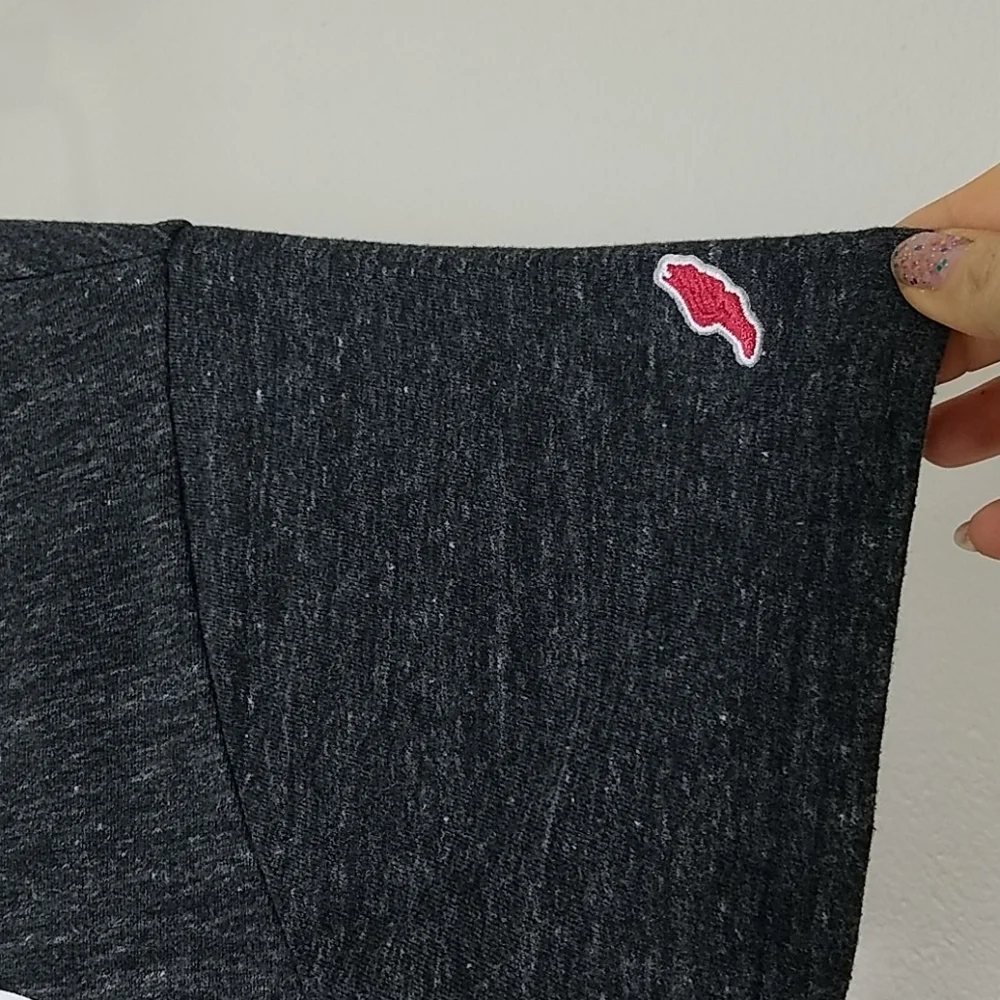 Tshirt graphic print Patriots short sleeve Mens gray black football team EUC - Picture 6 of 7